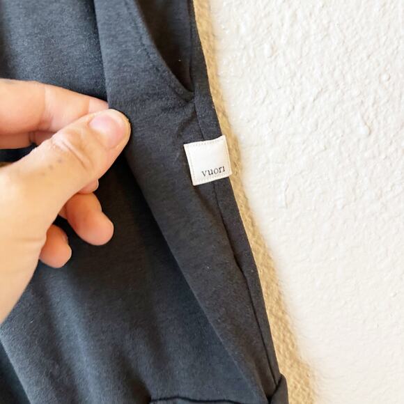 Vuori Boyfriend Cargo Sweatpant Jogger in Black Heather sz S - Picture 3 of 7